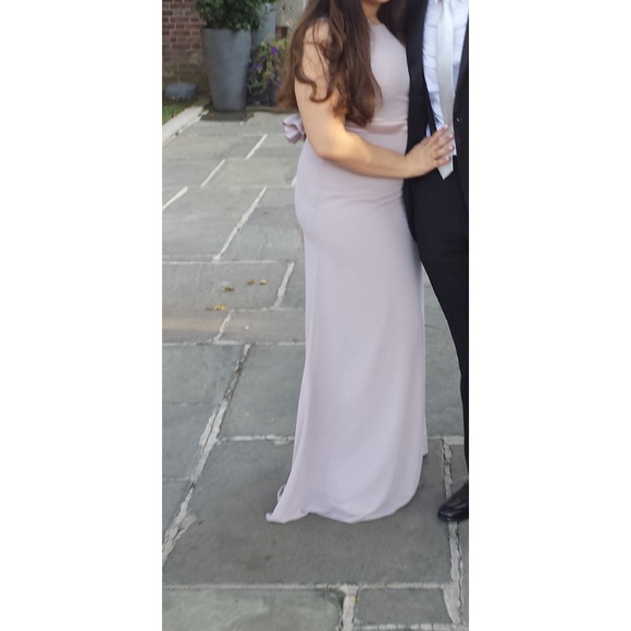 TFNC bridesmaid Sateen Bow Back Maxi Dress - Picture 4 of 7